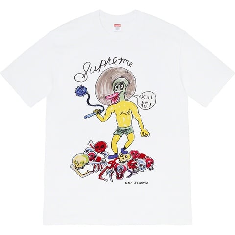 Supreme Daniel Johnston Kill Em All Tee - White