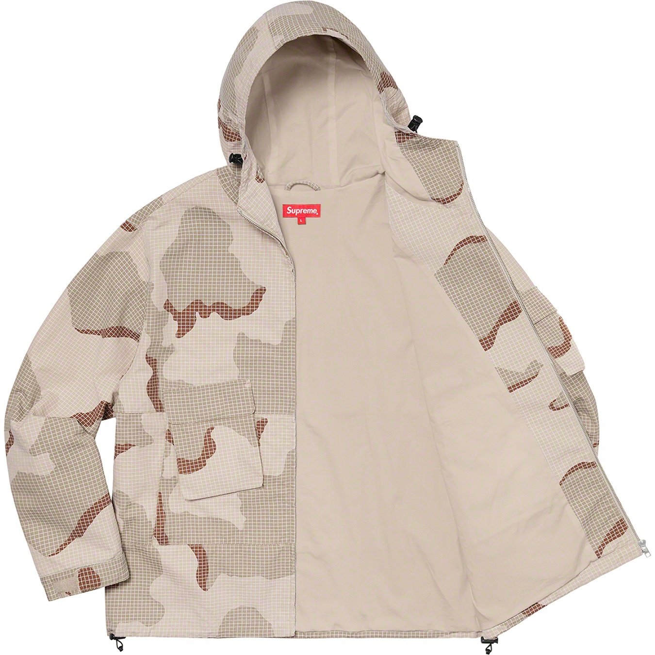 Supreme Ripstop Utility Jacket (SS20) - Desert Camo - $248