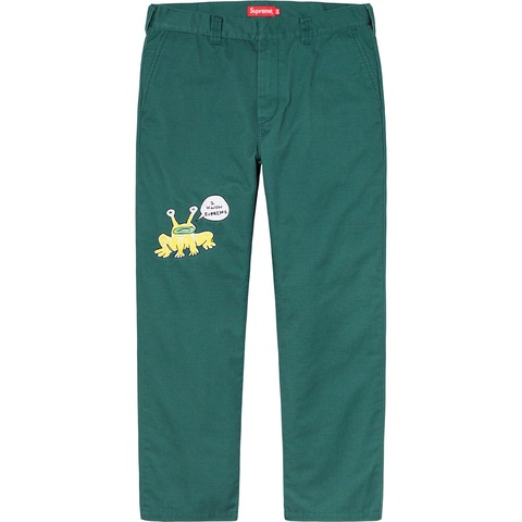 パンツ Supreme Daniel Johnston Work Pant Daniel Johnston Embroidered Work Pant - Supreme