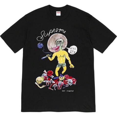 Supreme Daniel Johnston Kill Em All Tee - Black