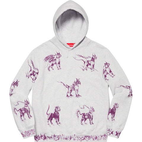 Supreme Animals Hooded Sweatshirt - Ash Grey