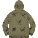 Supreme Animals Hooded Sweatshirt (SS20) - Light Olive