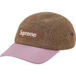 Supreme 2-Tone Denim Camp Cap (SS20) - Brown