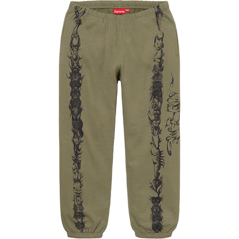 Supreme Animals Sweatpant - Light Olive