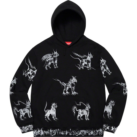 Supreme Animals Hooded Sweatshirt - Black