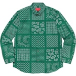 Supreme Paisley Grid Shirt (SS20) - Green