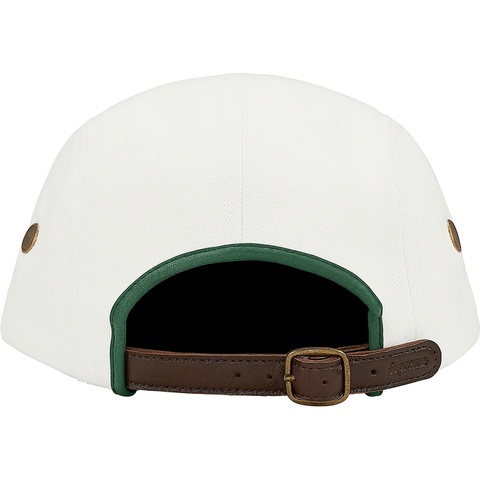 Supreme 2-Tone Denim Camp Cap - White