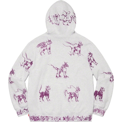 Supreme Animals Hooded Sweatshirt - Ash Grey