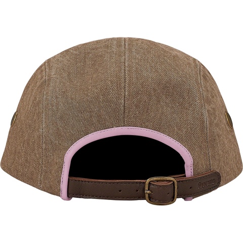 Supreme 2-Tone Denim Camp Cap - Brown