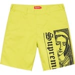 Supreme Mary Work Short (SS20) - Hi-Vis Yellow