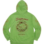 Supreme Dragon Overdyed Hooded Sweatshirt (SS20) - Lime