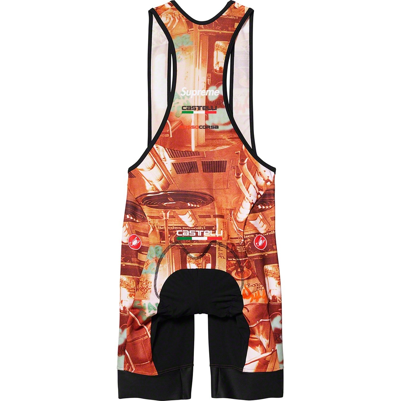 Supreme Supreme Castelli Cycling Bib Short (SS20) - Multicolor - $178