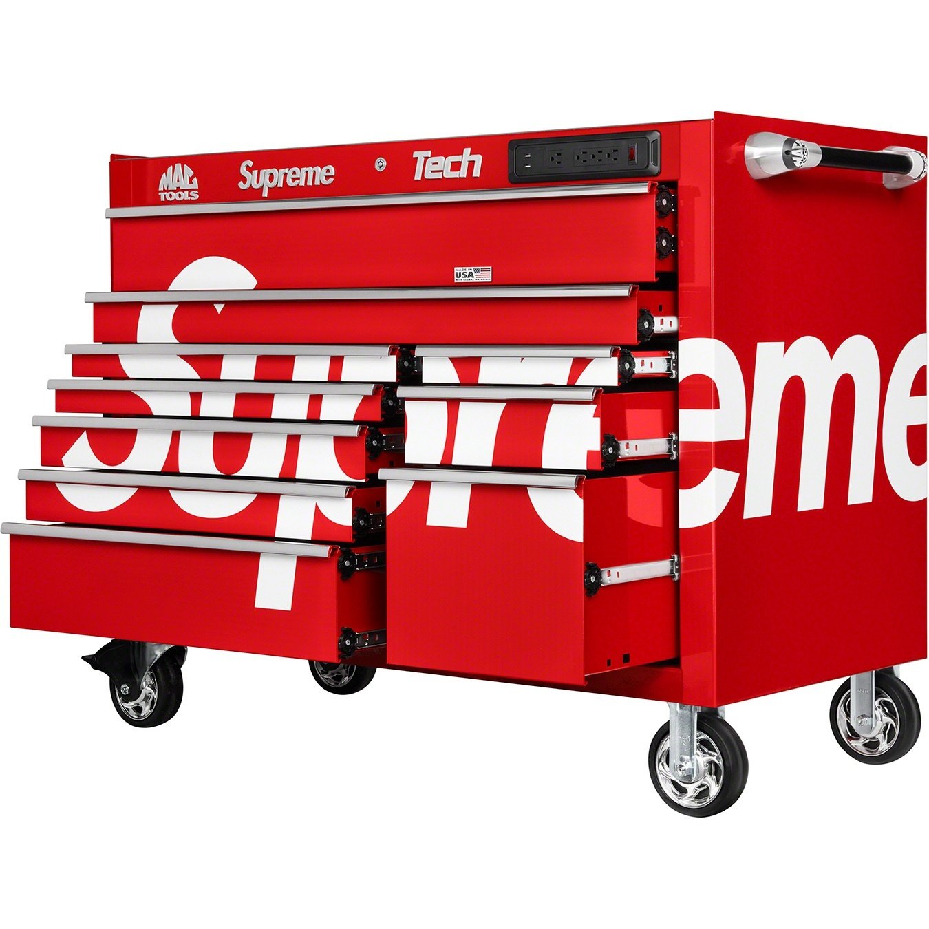 Supreme Supreme Mac Tools T5025P Tech Series Workstation (SS20) - Red - $8800