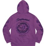 Supreme Dragon Overdyed Hooded Sweatshirt (SS20) - Bright Purple
