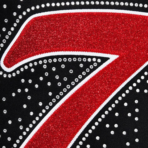 Supreme Rhinestone Baseball Jersey - Black