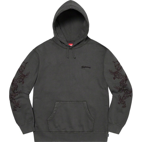 Dragon Overdyed Hooded Sweatshirt - Supreme