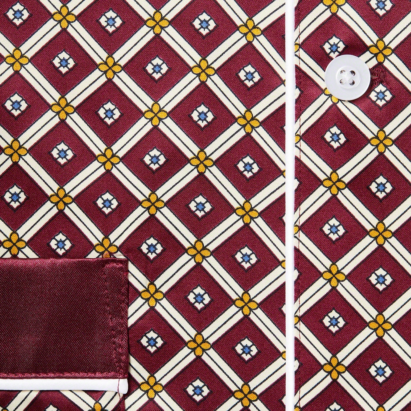 Supreme Satin Pajama Set (SS20) - Red - $148