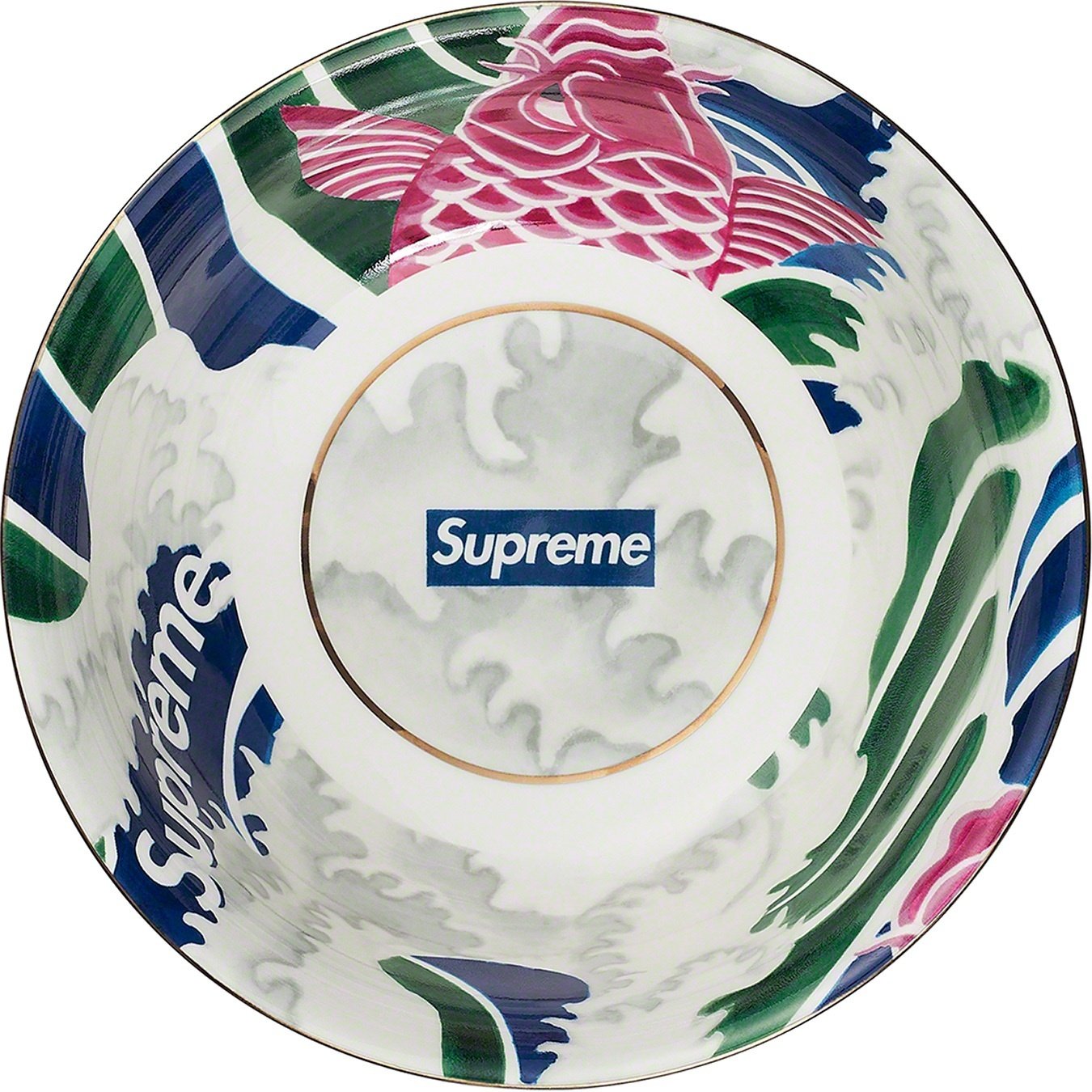 Supreme Waves Ceramic Bowl (SS20) - Multicolor - $60