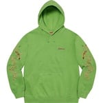Supreme Dragon Overdyed Hooded Sweatshirt (SS20) - Lime