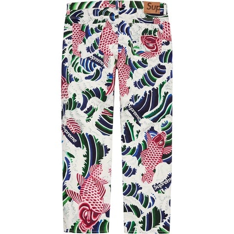Supreme Waves Regular Jean - Multicolor