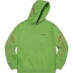 Supreme Dragon Overdyed Hooded Sweatshirt (SS20) - Lime