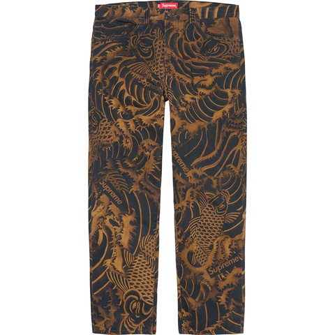 Supreme Waves Regular Jean - Black