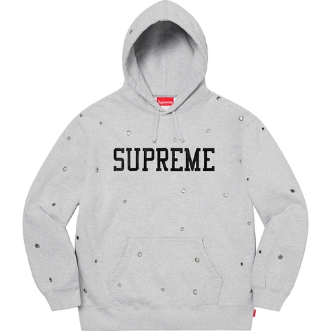 Supreme Eyelet Hooded Sweatshirt シュプリーム Supreme Eyelet Hooded Sweatshirt Black Men's - SS20 - US