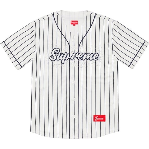 Rhinestone Baseball Jersey - spring/summer 2020 - Supreme