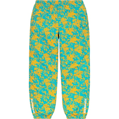 Supreme Warm Up Pant - Teal Floral