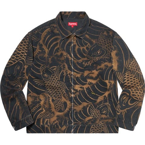 Supreme Waves Work Jacket - Black