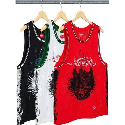 新品シュプリーム　タンクトップ　Animal Basketball Jersey Animal Basketball Jersey - spring/summer 2020 - Supreme
