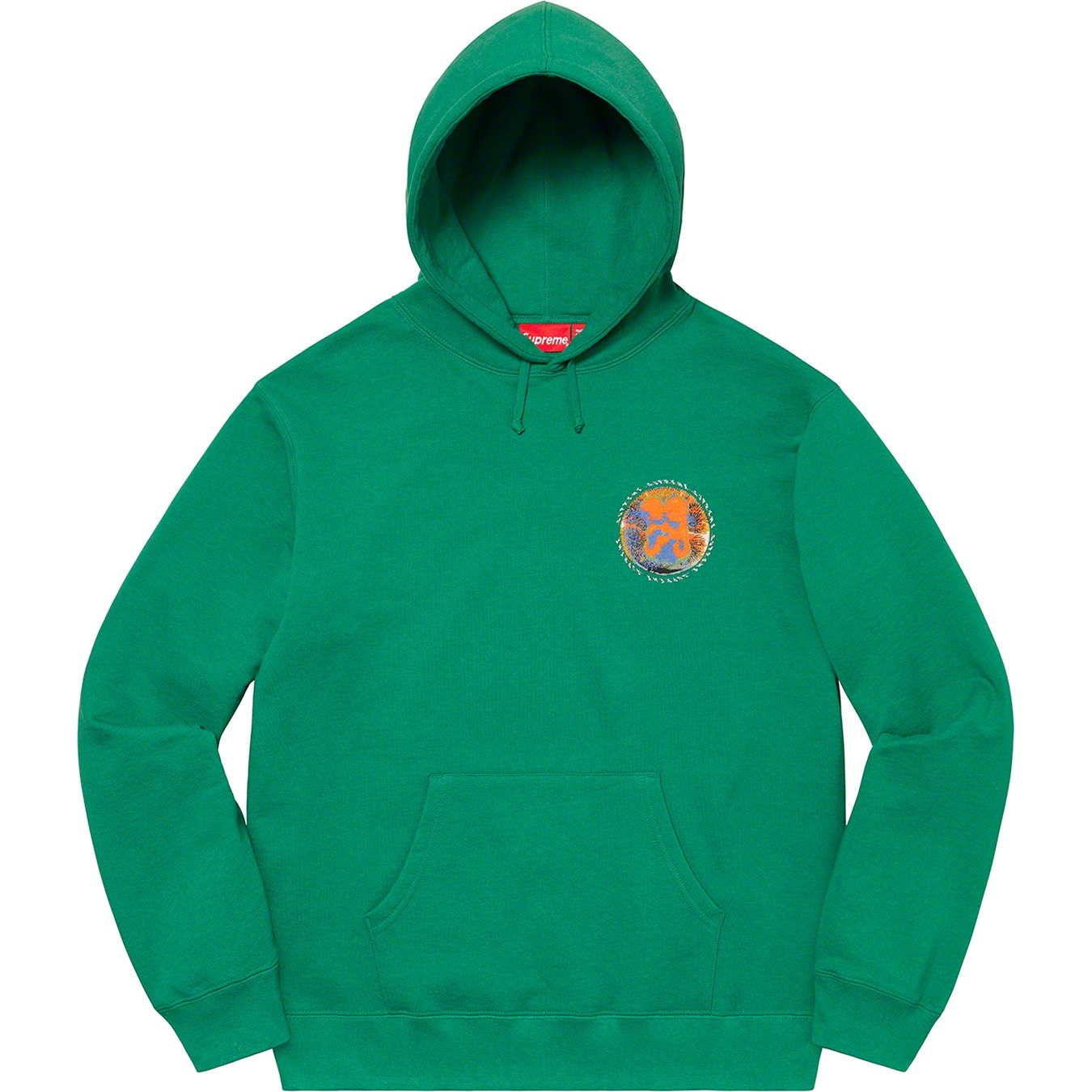 Supreme Embryo Hooded Sweatshirt (SS20) - Light Pine - $148