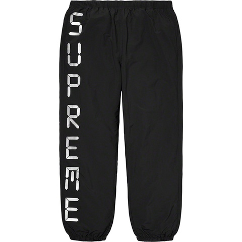 Supreme Digital Logo Track Pant - Black