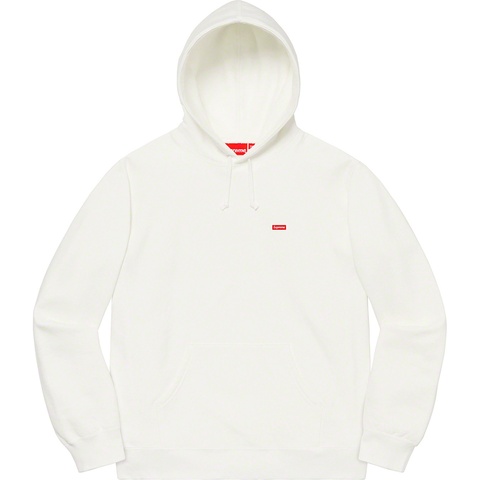 Supreme Small Box Hooded Sweatshirt - White