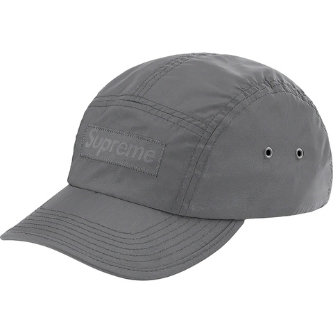 Supreme Reflective Camp Cap - Black