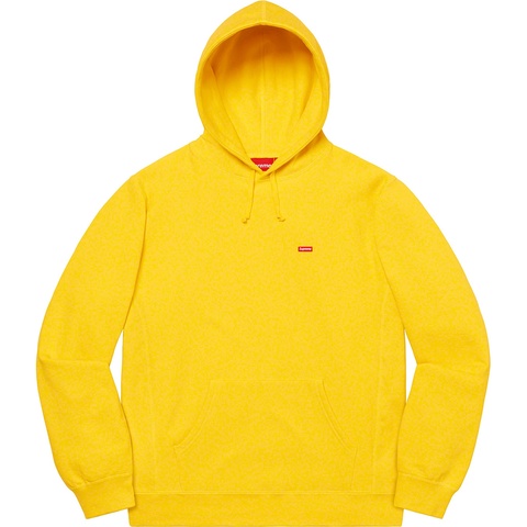 Supreme Small Box Hooded Sweatshirt - Lemon
