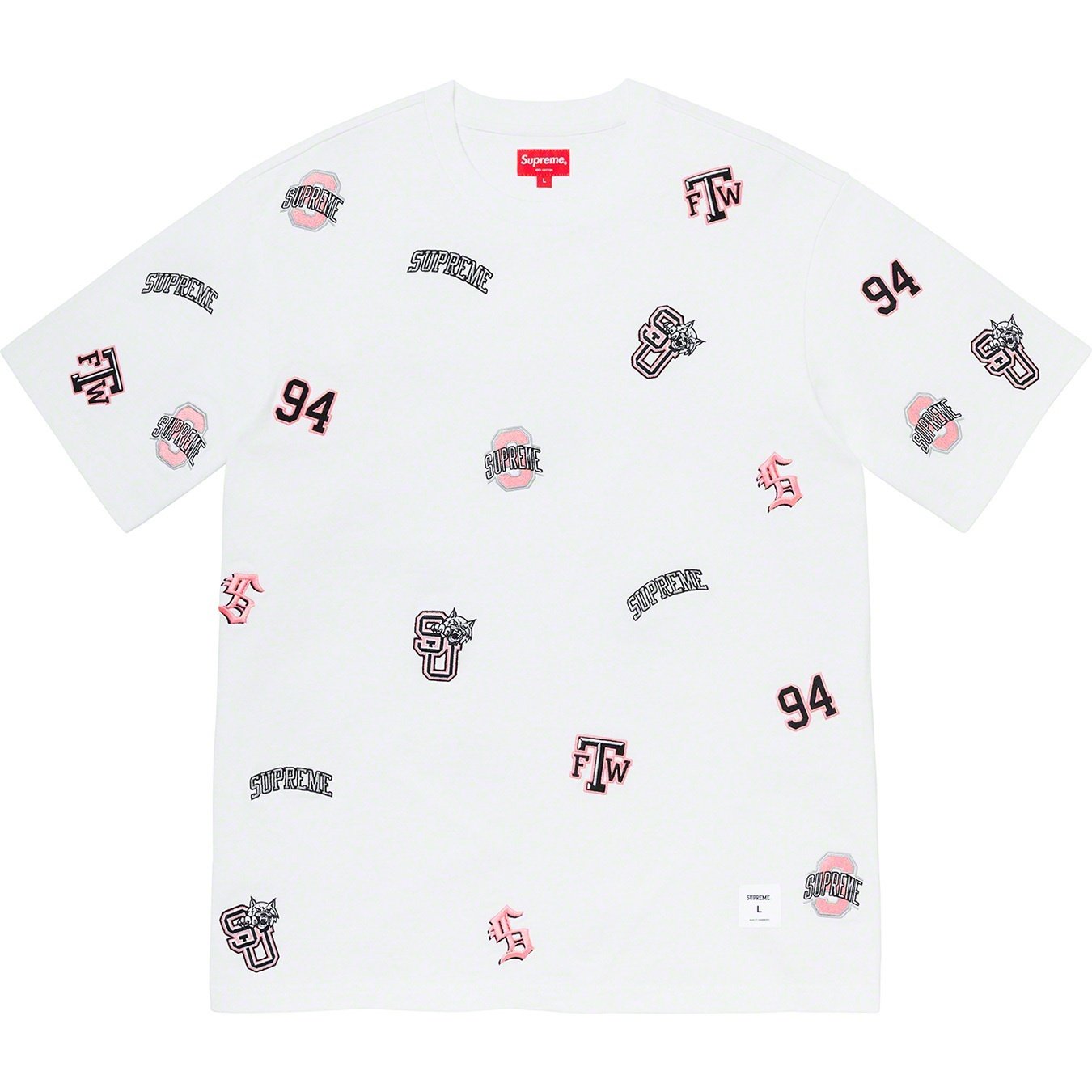 Supreme University S S Top (SS20) - White - $98