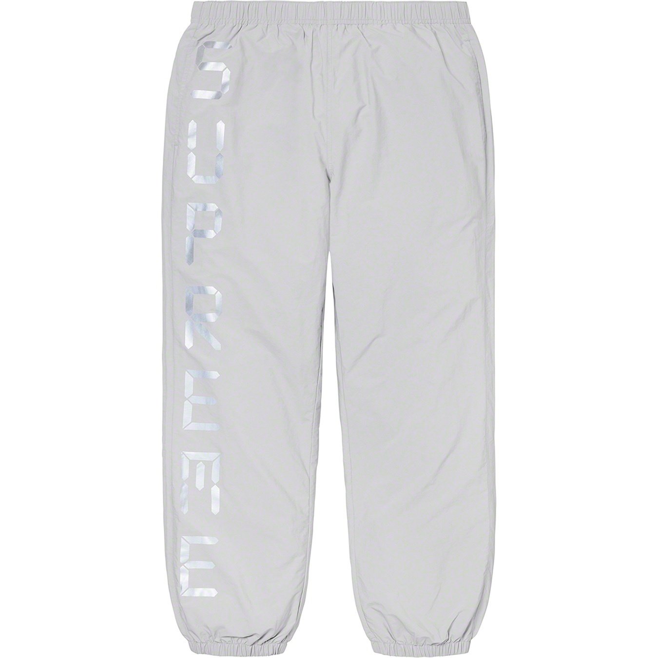 Supreme Digital Logo Track Pant (SS20) - Silver - $128
