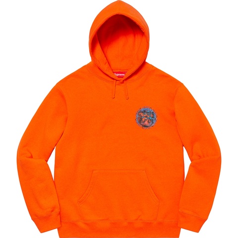 Supreme Embryo Hooded Sweatshirt - Orange