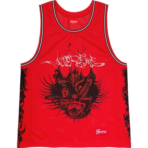 新品シュプリーム　タンクトップ　Animal Basketball Jersey Animal Basketball Jersey - spring/summer 2020 - Supreme