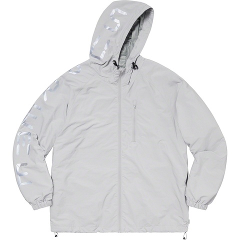 Supreme Digital Logo Track Jacket - Silver