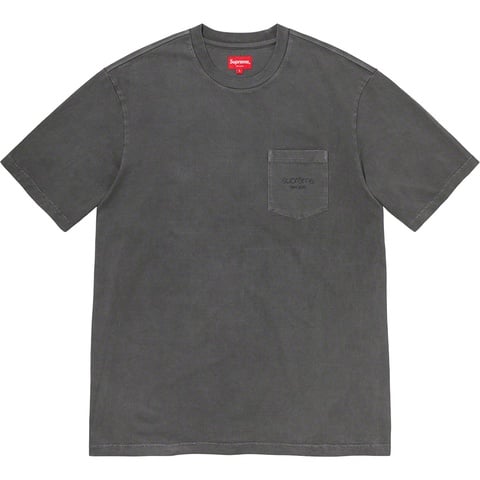 Supreme Overdyed Pocket Tee - Black