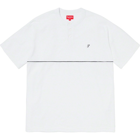Supreme Terry S/S Henley - White