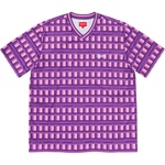 Supreme Grid Soccer Jersey (SS20) - Purple