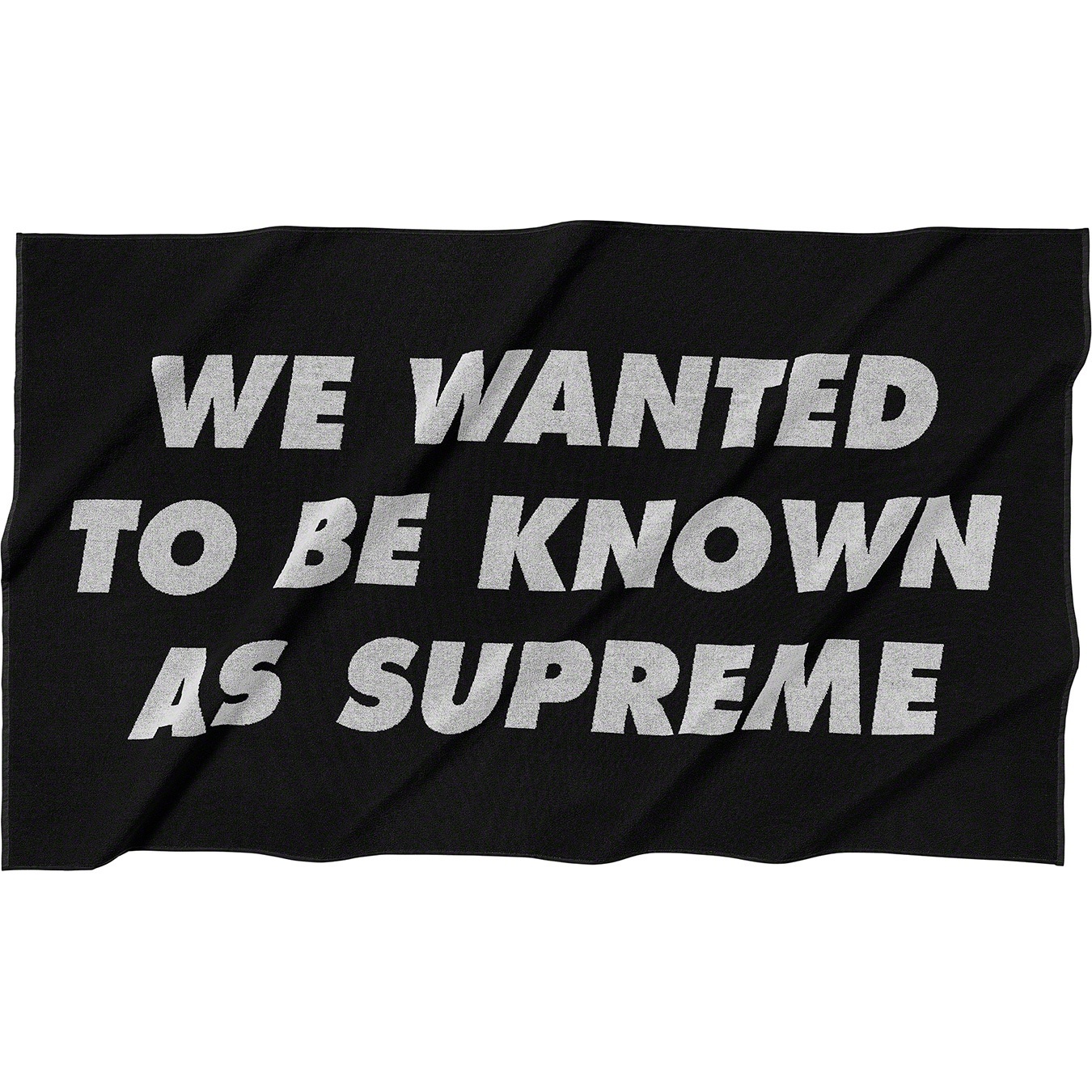 Supreme Known As Towel (SS20) - Black - $68