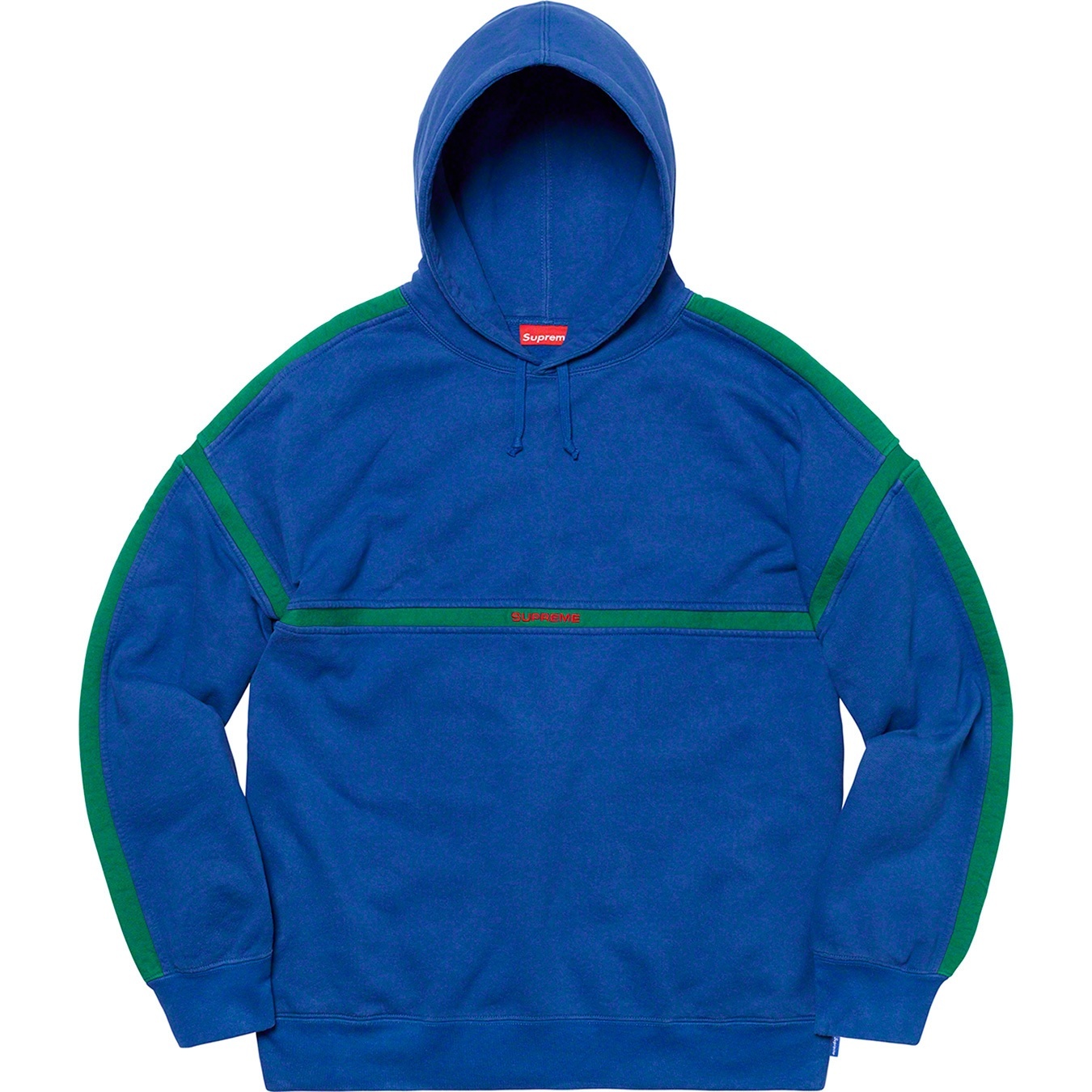 Supreme Warm Up Hooded Sweatshirt (SS20) - Royal - $158