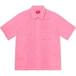 Supreme Embroidered S S Shirt (SS20) - Dusty Pink