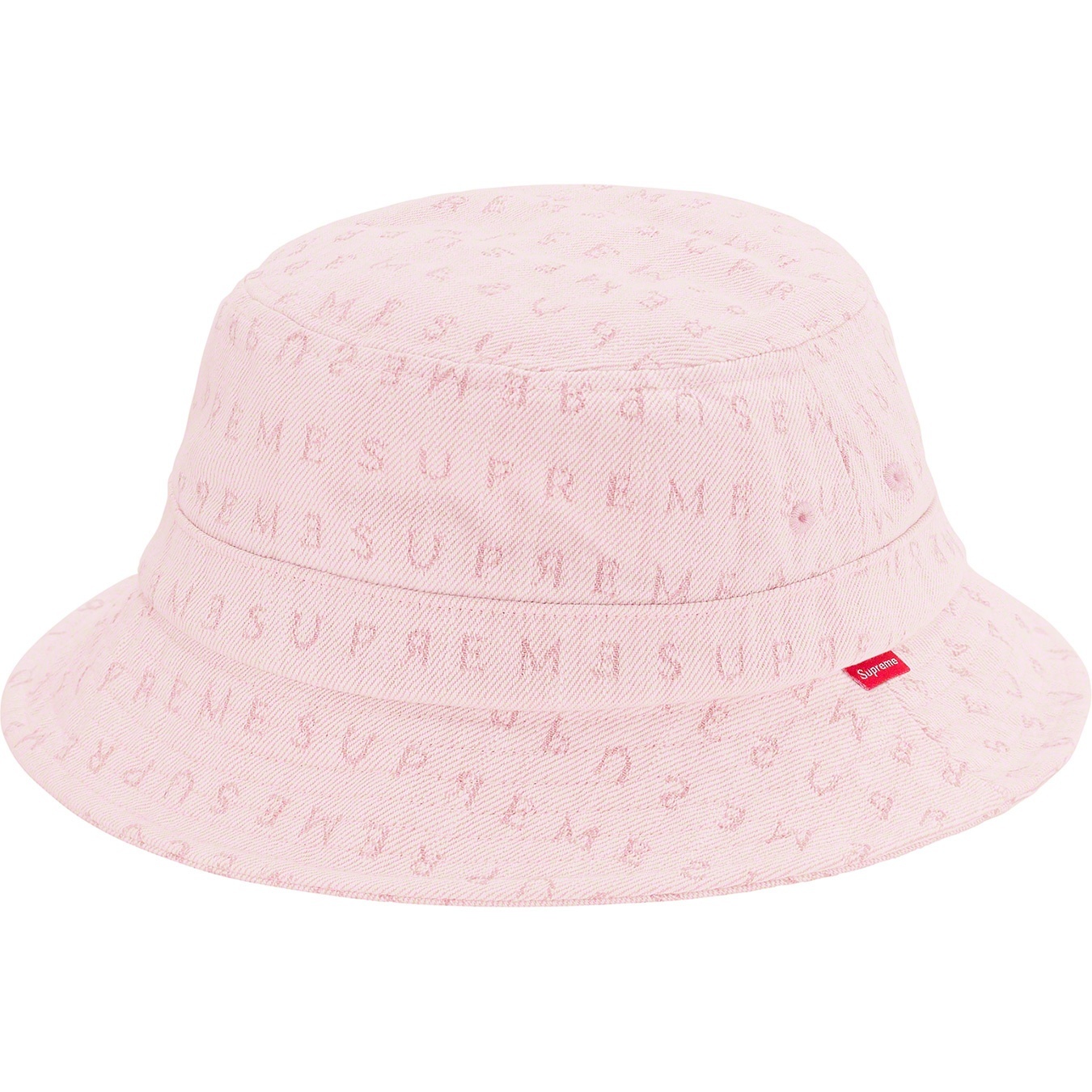 Supreme Jacquard Logos Denim Crusher (SS20) - Pink - $58