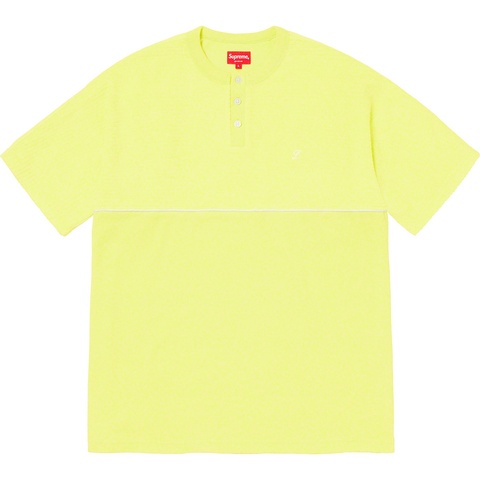 Supreme Terry S/S Henley - Lime