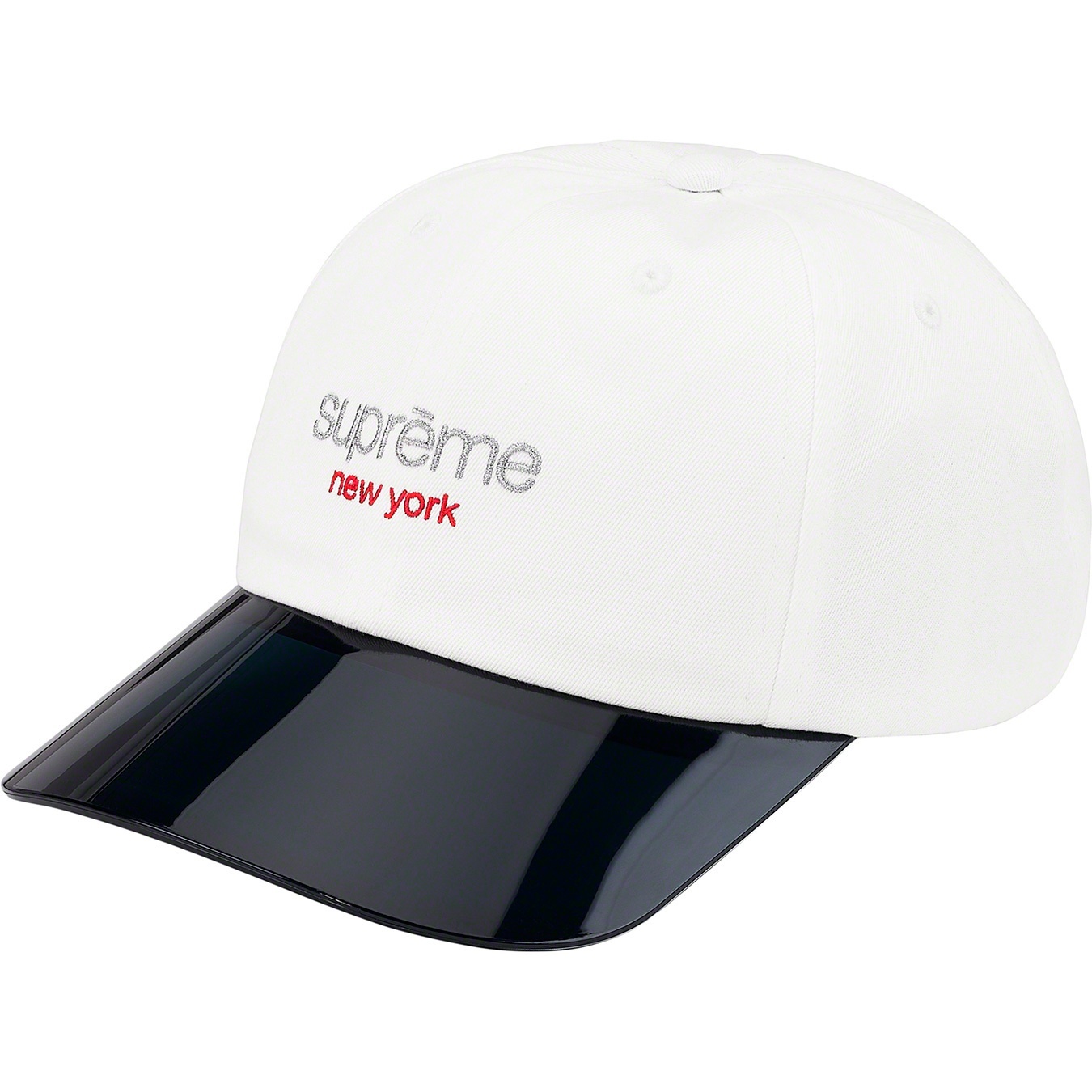 Supreme Acrylic Visor 6-Panel (SS20) - White - $54